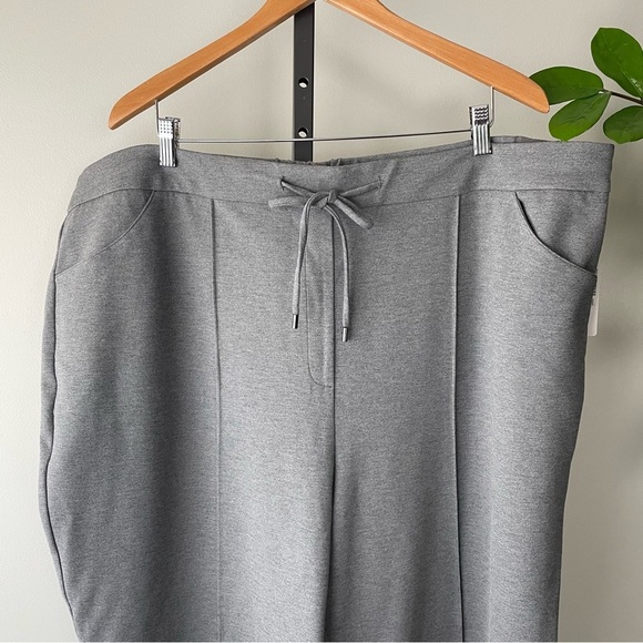 Addition Elle Pull On Trousers Comfortable Grey Plus Size 26 NWT - Picture 7 of 8